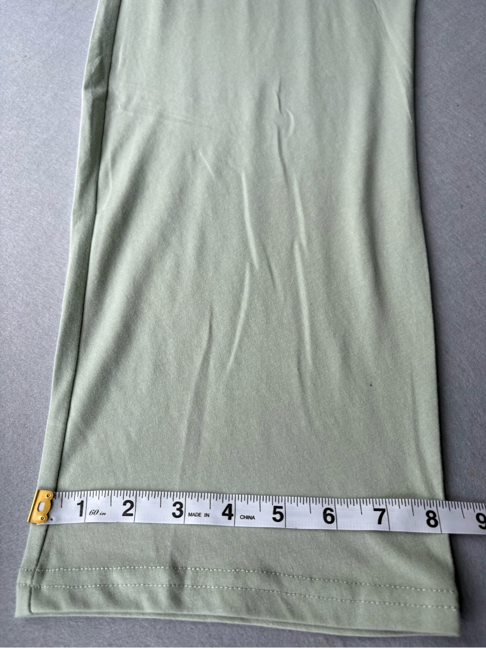 Light Sage Relaxed Overall Jumpsuit with Pockets sz L Relaxed Fit - Picture 6 of 9